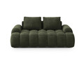 Canapea 2 locuri, Linz, Cosmopolitan Design, 175x100x84 cm, catifea, verde
