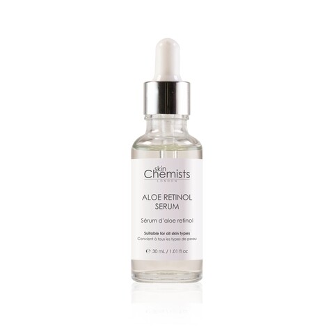 Ser facial cu retinol, SkinChemists, Aloe Retinol Serum, 30 ml