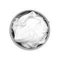 Cos de rufe, Brabantia, White, 60 L, 38x38x63.5 cm, otel, alb
