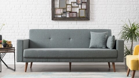 Canapea extensibila Dublin, Balcab Home, 3 locuri, albastru Balcab Home