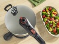 Oala sub presiune, Tefal, Secure Chrono P2594401, 8 L, 2 programe de gatire, aluminiu, argintiu