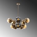 Lustra, Karsor - 1274, Tatum, 68 x 68 x 75 cm, 10 x E27, 40W, aramiu antic