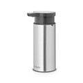 Dispenser sapun lichid, Brabantia, Matt Steel, 9.5x6.5x16.5 cm, otel, argintiu