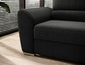 Coltar extensibil dreapta 3 locuri ELTAP, RT-04FL, Siber, 270x186x93 cm, lemn/poliester, gri inchis