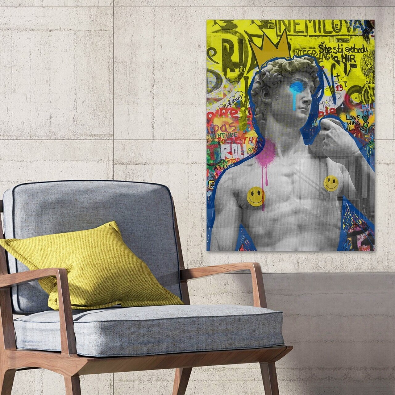 Tablou decorativ, CAM3731, 70 x 100 cm, Multicolor — imaginea 6