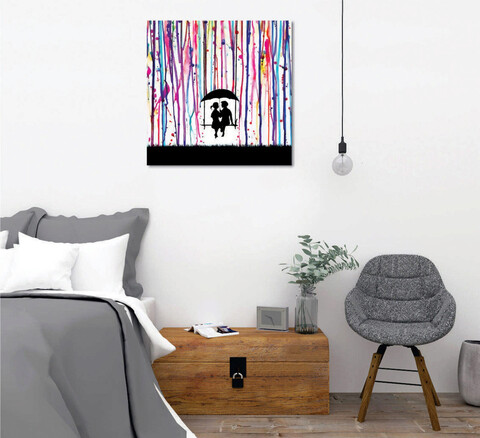 Tablou decorativ, kc438, 50% bumbac / 50% poliester, canvas imprimat, multicolor