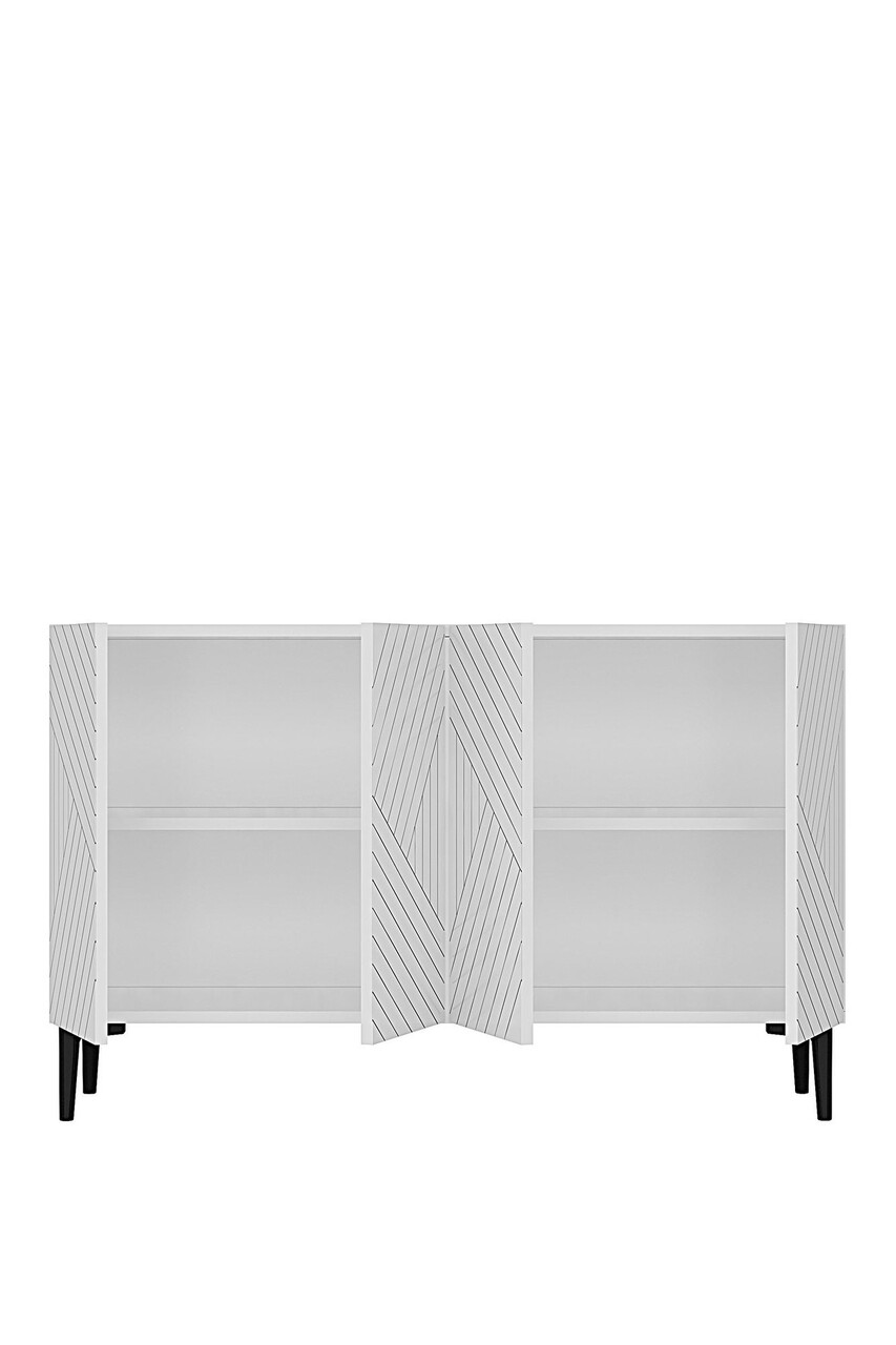 Consola, Hanah Home, Ferro 120, 120x75x32 cm, Alb - view 7