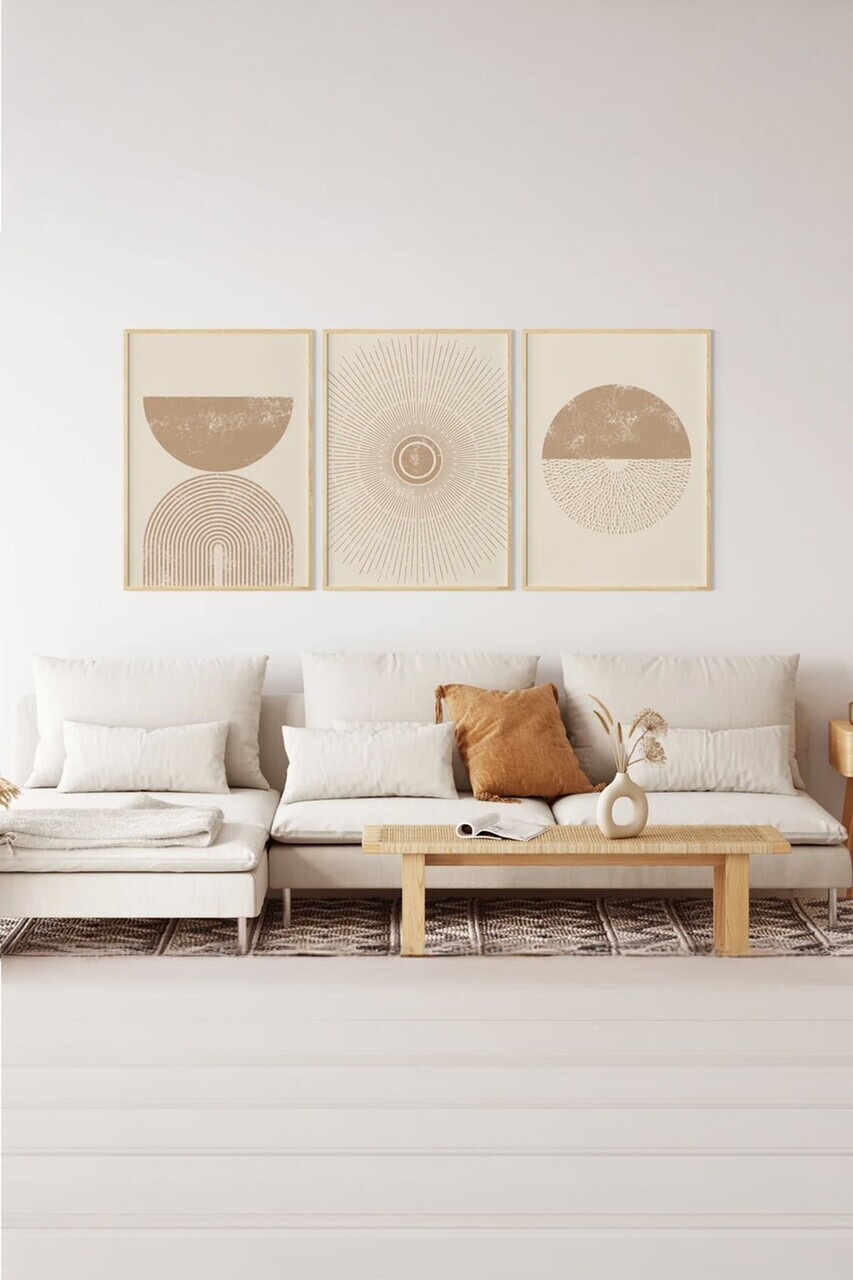 Tablou decorativ, 3Dartsohoset14, Lemn masiv, MDF, Multicolor