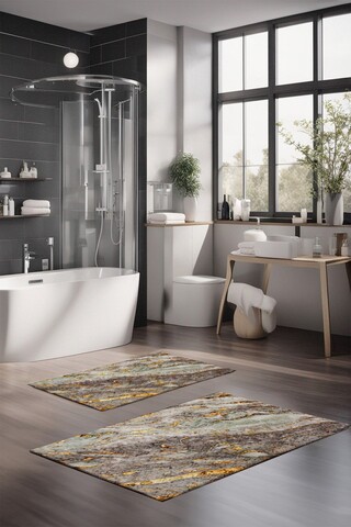 Set covorase de baie, Cartwright, CT-5056, Poliester, Multicolor