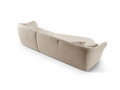 Coltar stanga 5 locuri, Hailey, Micadoni Home, 292x138x79 cm, tesatura boucle, bej inchis
