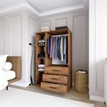 Dulap pentru haine, Miwood, Easy 1600-56, Maro