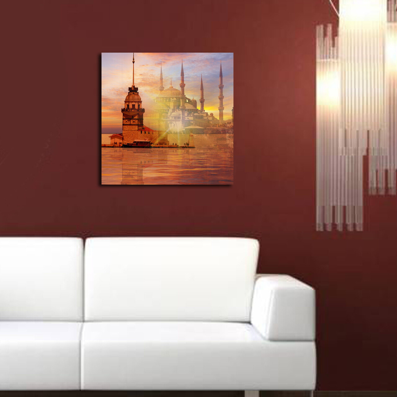 Tablou decorativ, 4545K-42, Dimensiune: 45 x 45 cm, Multicolor - view 3