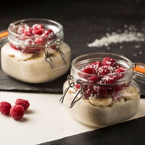 Borcan cu inchidere ermetica, Kilner, Oliver, 0.5 L, sticla, transparent