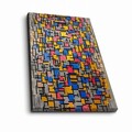 Tablou decorativ, FAMOUSART-049, Canvas, Dimensiune: 45 x 70 cm, Multicolor