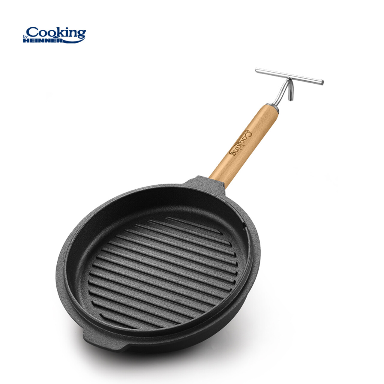 Ceaun cu capac Nature, Cooking by Heinner, 25x14 cm, 4 L, fonta, negru - imagine 5