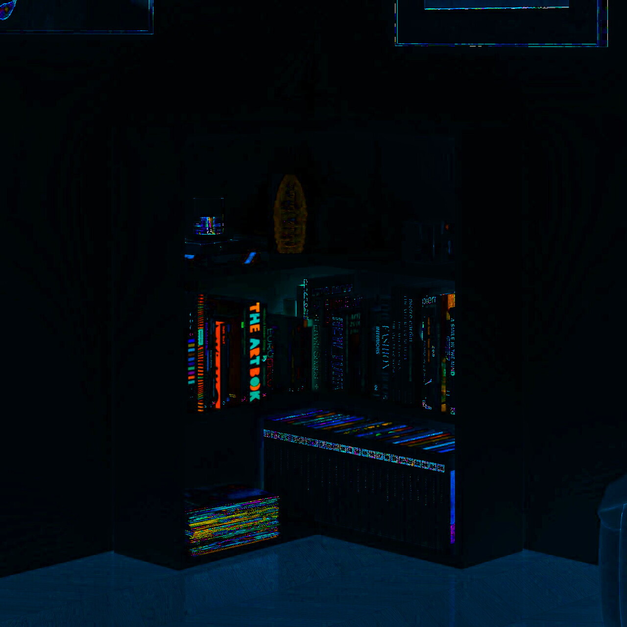 Corp biblioteca Hanah Home Adel 2 Shelf Corner PAL Alb