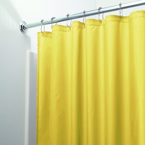 Perdea de dus poly, idesign, 183x183 cm, poliester, galben
