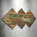 Set 4 tablouri decorative, 4MDF741797314, MDF, Imprimat UV, Multicolor