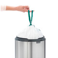 Cos de gunoi cu soft touch, Brabantia, Touch New, 30 L, 32x29.5x72 cm, otel, negru mat