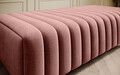 Bancheta, ELTAP, PU-LAU-24NU, Laurence, 132x64x36 cm, poliester, roz
