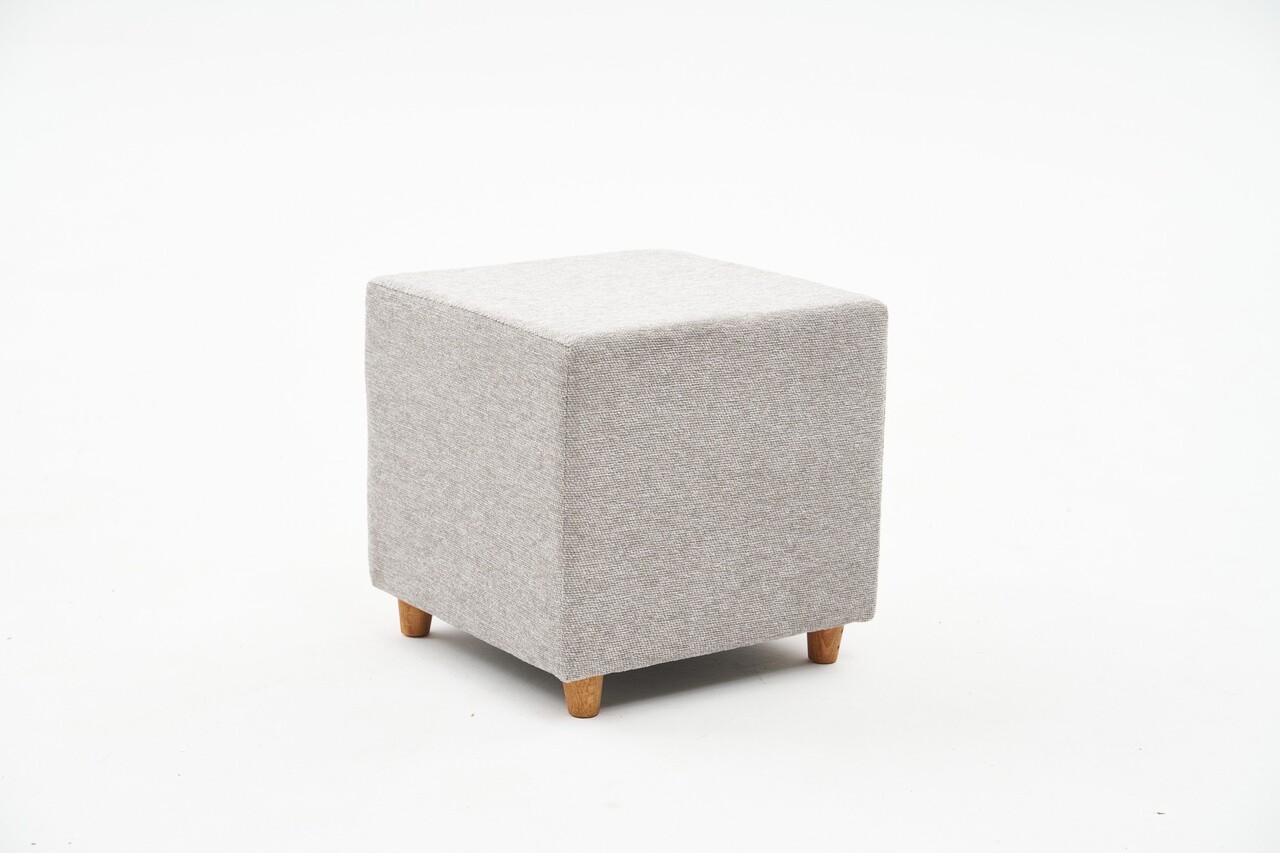 Taburet, Atelier del Sofa, 825BLC2397, Lemn, Crem - view 2