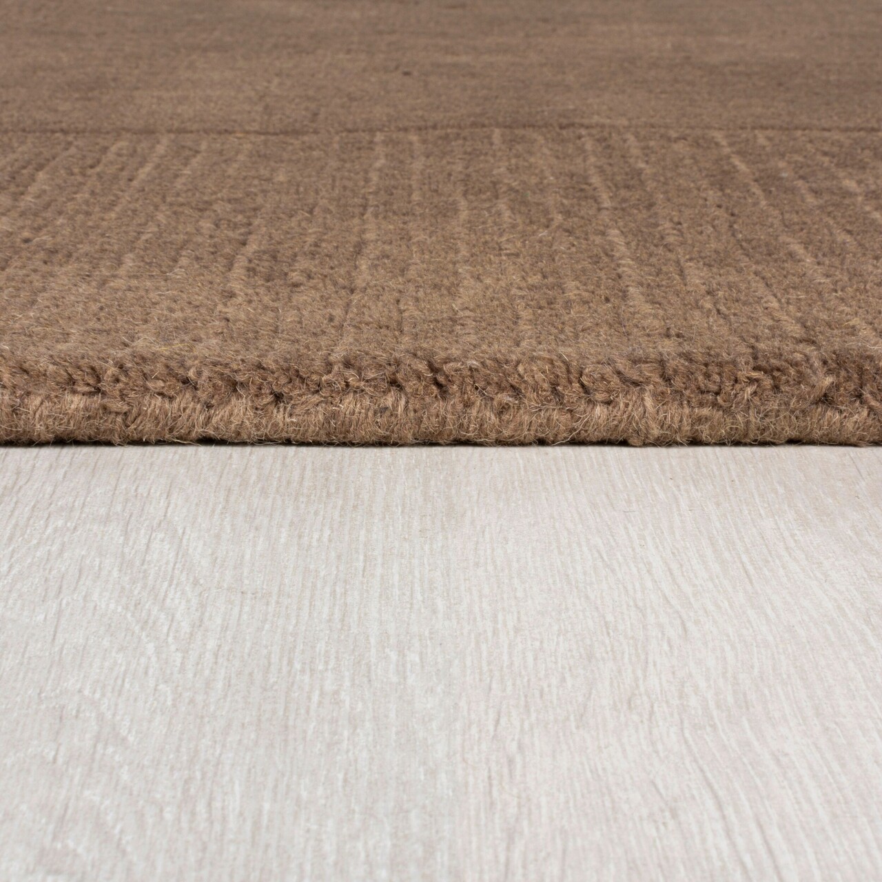 Covor Textured Border Brown, Flair Rugs, 120x170 cm, lana, maro
