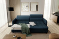 Coltar extensibil dreapta 3 locuri ELTAP, RT-40MAN, Gomsi, 228x165x100 cm, lemn/poliester, albastru inchis