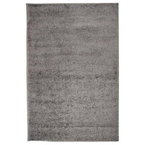 Covor Shaggy Canical, Decorino, 57x90 cm, polipropilena, gri