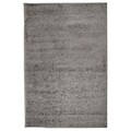 Covor Shaggy Canical, Decorino, 57x90 cm, polipropilena, gri
