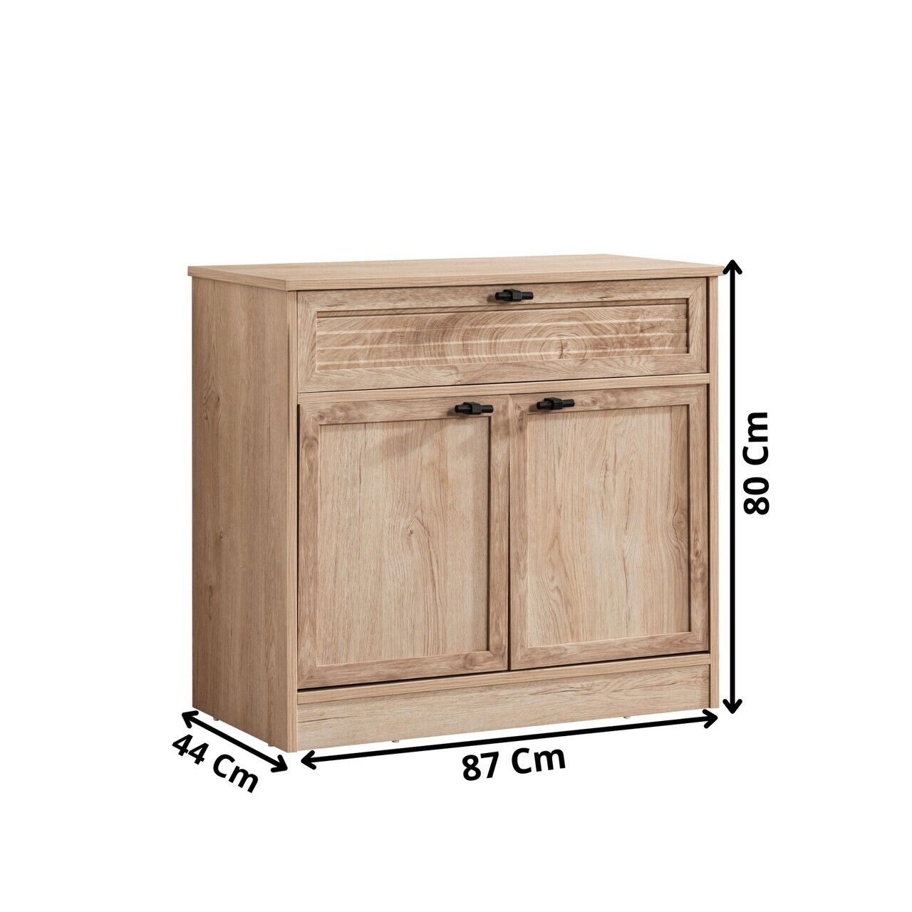 Dulap, Hanah Home, Polo, 87x80x44 cm, PAL, Maro - view 7