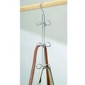 Organizator pentru genti Zia, iDesign, 6 agatatori, 18.5x11.5x45.5 cm, otel