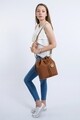 Geanta Beverly Hills Polo Club, 591, piele ecologica, maro