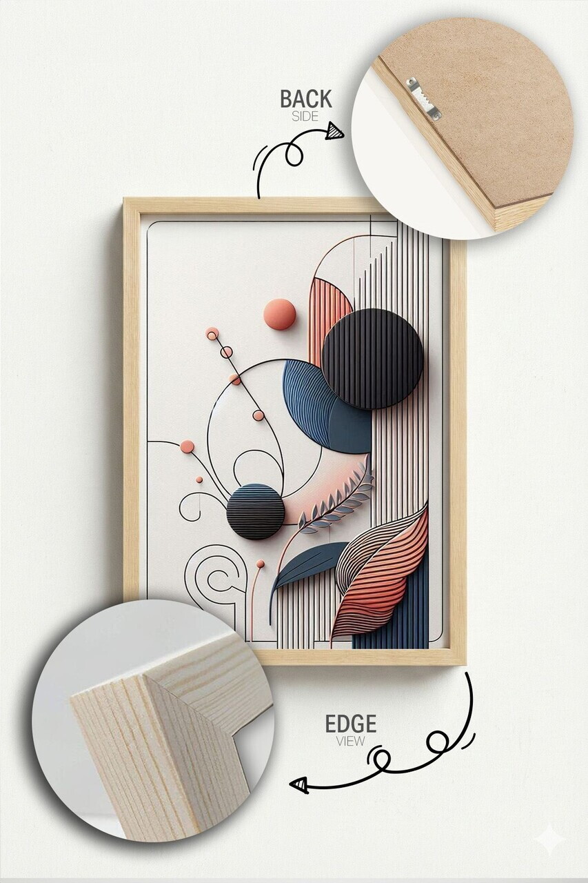 Tablou decorativ, Artnewclahsp68-5070, Lemn masiv, MDF, Multicolor - view 4