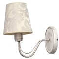 Aplica de perete Malbo II, Helam, 26 x 25 cm, 1 x E27, 60W, alb/auriu/ecru