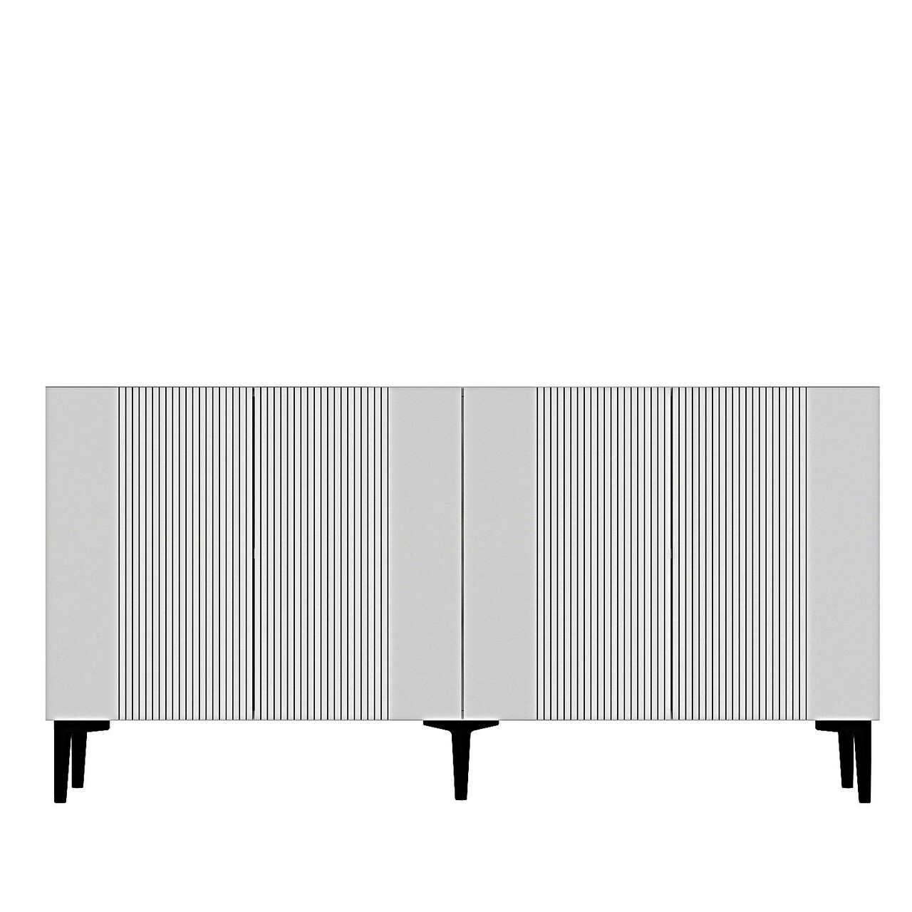 Consola, Hanah Home, Corsa 150, 150x75x32 cm, Alb - view 3