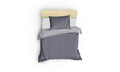 Lenjerie de pat pentru o persoana Bamboo (DE), 2 piese, Bamboo - Blue, Cotton Box, 60% bumbac satinat/40% bambus
