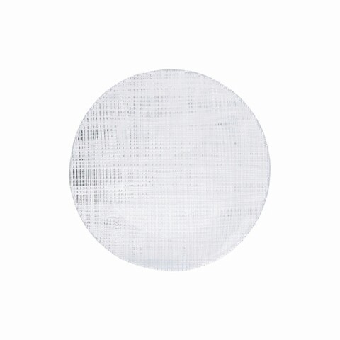 Set 6 farfurii suport, Bidasoa, Ikonic, Ø 21.5 cm, sticla, transparent