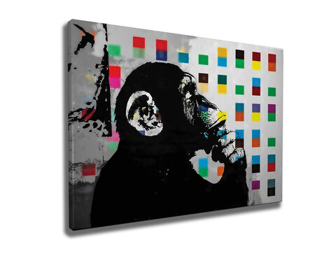 Tablou decorativ, WY162 (70 x 100), 50% bumbac / 50% poliester, Canvas imprimat, Multicolor