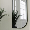 Oglinda decorativa, Neostill, Livi, 52x152 cm, MDF , Negru