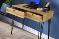 Birou, Kalune Design, Sahra, 105x79x55 cm, Stejar / Negru