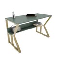 Birou, Zena Home, Wake, 120x72.8x60 cm, PAL, Verde