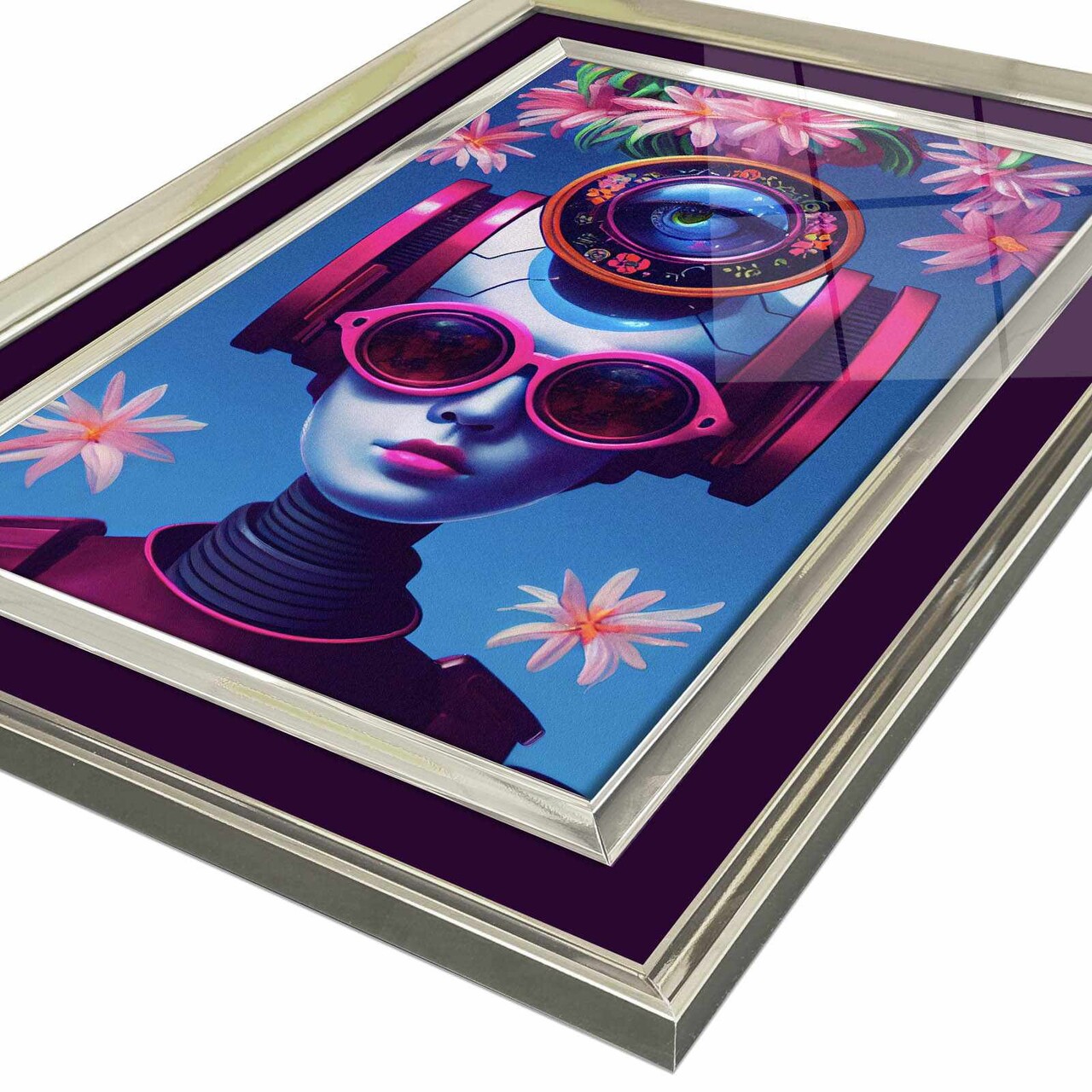 Tablou decorativ, 4363Kromgumusct, Cadru: 100% LEMN MASIV (Grosime: 2,5 cm), Multicolor - view 4