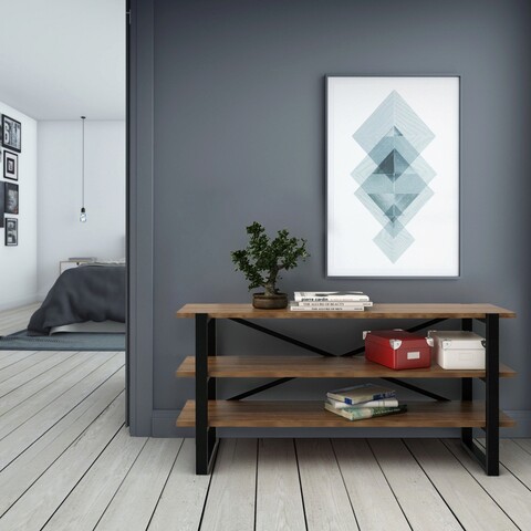 Bufet, zena home, desta, pal, nuc / negru