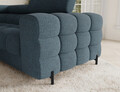 Coltar extensibil stanga 3 locuri ELTAP, LT-40JAF, Fectory, 346x205x93 cm, lemn/poliester, albastru