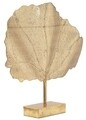 Decoratiune Leaf, Mauro Ferretti, 55x10x56 cm, fier, auriu