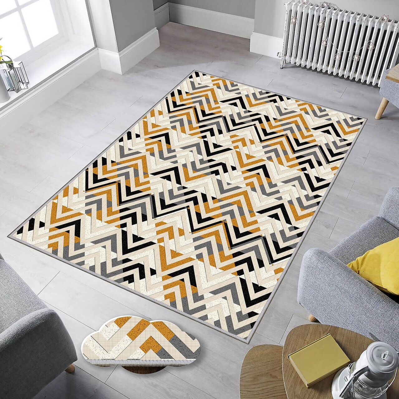 Covor, Eexfab879, 160x230 cm, Poliester, Multicolor