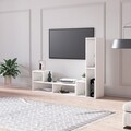 Comoda TV, Minima, Pero, 110 x 43 x 30 cm, pal melaminat, alb