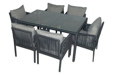 Set mobilier de gradina, Jumilla, Otto 6, Gri Jumilla