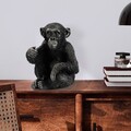 Decoratiune, Monkey, Poliester, Negru