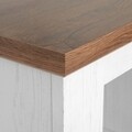 Mobilier living, 4 piese, Genova, 315 x 45 x 200 cm, PAL, alb natur